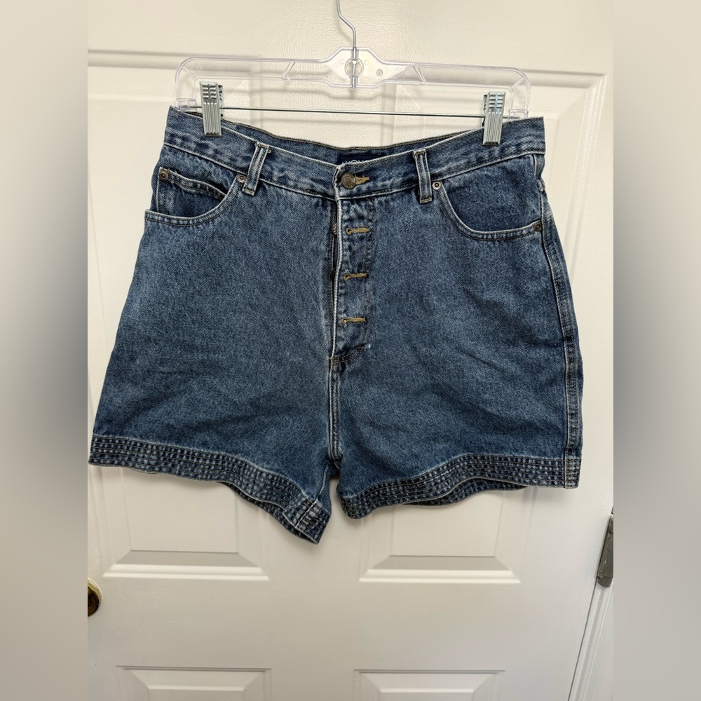 Women’s Vintage Honors Denim High Waisted Shorts Size 14 Mom Jeans Summer